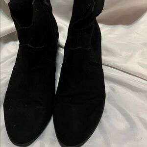 Time and Tru Blacjk Western Booties with memory foam